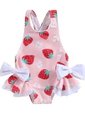 Petityu Sırtı Çapraz Şirin Çilekli Mayo