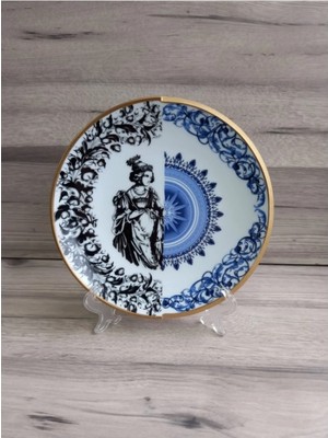 River World 6 Kişilik Porselen Servis Tabağı Seti Art Serisi