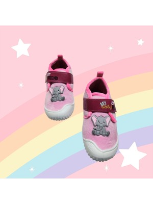 Tam Ortopedik Cırtlı Fil Figürlü Kışlık Kreş Anaokulu Ev Panduf