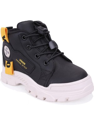 Vicco Marcus 946B24K407 Siyah Ortopedik Günlük Erkek Çocuk Bot