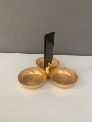 Altın Renkli Şık ve Kullanışlı Küçük Çerezlik, Ev ve Ofis Için Ideal Seçim