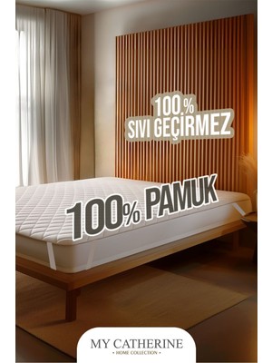 Yumuşak Pamuklu Su Geçirmez Kapitone Çocuk ve Bebek Yatak Alezi, Rahat Uyku Sağlar