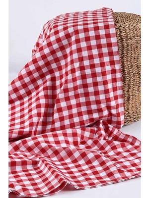 Kare Desenli Pötikareli Masa Örtüsü ve Piknik Bezi, Renkli ve Şık Tasarım