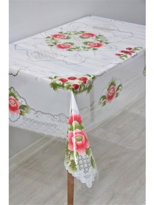 Şeffaf Pvc Masa Örtüsü, 120X155 Cm, Dayanıklı ve Kolay Temizlenebilir.