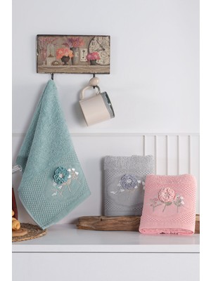 30X50 Yeşil Mutfak Havlusu Seti 3'lü, Şık ve Kullanışlı Ev Ihtiyacı Için Ideal