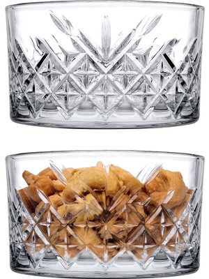 Iki Adet 225CC Beyaz Şık Çerezlik Kase Seti, Zarif ve Kullanışlı Tasarım.