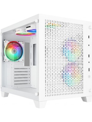 Oem Muadil 9505G ve 9510G Uyumlu Mesh Kısa Dikey Çizgi Havalandırma Ön Panel Beyaz