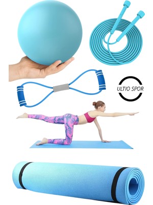 "evde Sporun Yıldızı: 4’lü Pilates Seti" Pilates Başlangıç Seti 4 Parça Kaliteli Ürün