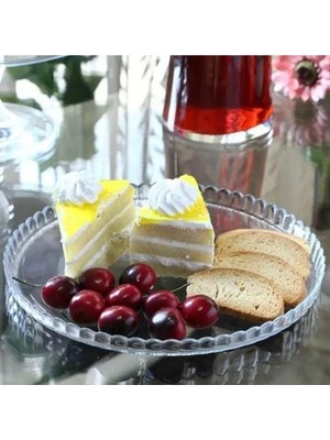 Turuncu Büyük Servis Tabağı 32 Cm, Şık ve Kullanışlı Ev ve Davet Ürünleri