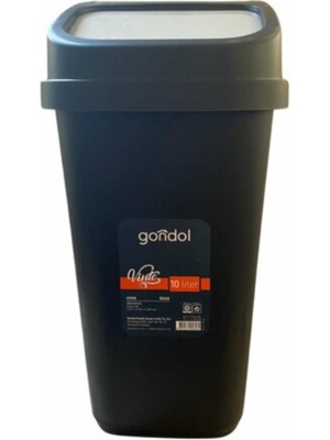Vinto Kapaklı Çöp Kovası, Plastik 10 Lt