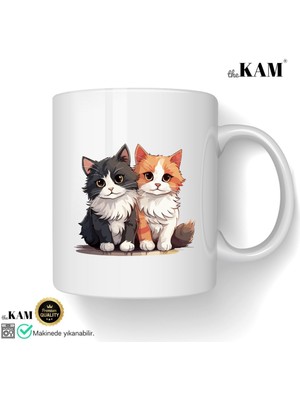 Kedili Siyah Kupa Bardak, Kaliteli ve Şık Tasarım, Güzel Hediye Seçeneği