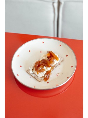 Cupid Emaye Pasta/sunum Tabağı 21 cm