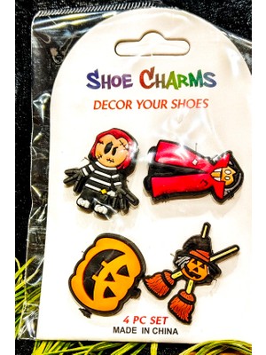 Monalisa Home Renkli Figürlü Dörtlü Cros Süsü