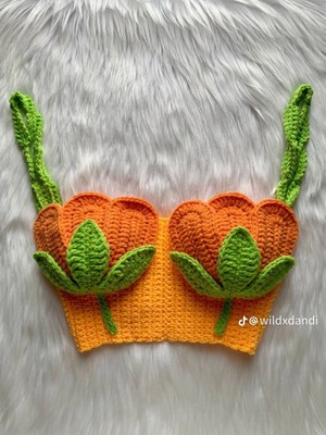 Tığ Işi Kadın Büstiyer,tasarım