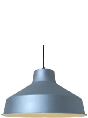 Retro Metal Sarkıt Avize, Rustik Tarz, 30 Cm, Gri, Şık ve Modern Aydınlatma.