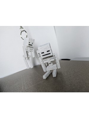 minecraft Skeleton Fidget Keychain