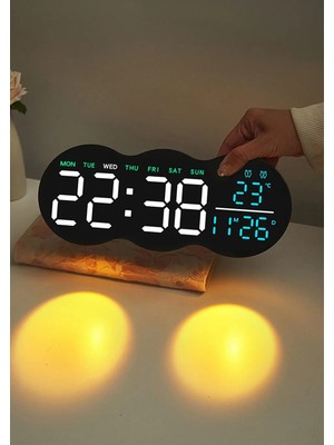 Led ekran kumandalı duvar Saati