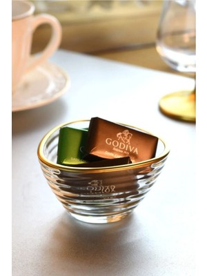 6'lı Cam Mini Kase Seti, Lokum, Reçel, Çerez, Şeker ve Soslukler Beyaz Renk