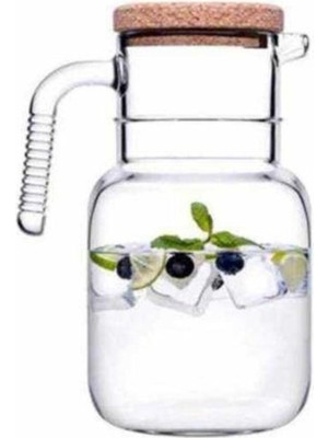 Beyaz 1500CC Mantar Kapaklı Büyük Kap Şişe 43783 Hoop