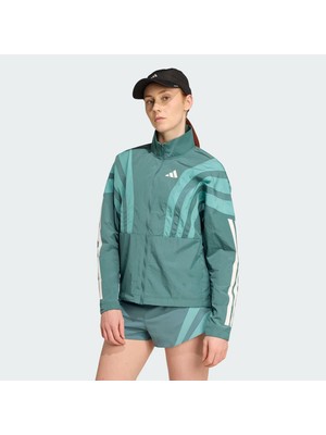 adidas Kadın Yeşil  ADIZERO A JKT W HZ3694