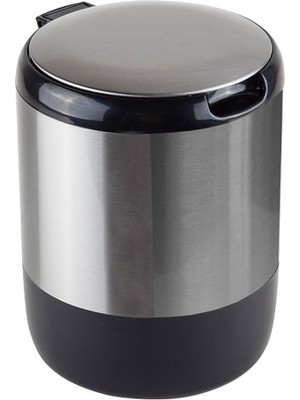 Küçük Boy Tezgah Üstü Çöp Kutusu, Siyah, Beyaz Seçenekler