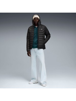 Puma Packlite Hooded Down Jack Siyah Erkek Mont
