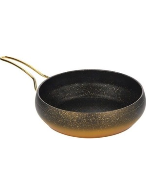 28 cm Güveç Tava Gold Saplı, Şık ve Dayanıklı Mutfak Gereci