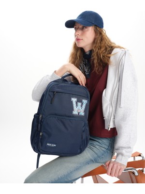 Pierre Cardin 1003 Okul Çantası  Suya Dayanıklı Çok Bölmeli