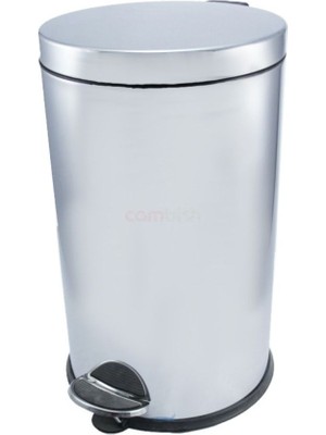 Paslanmaz Çöp Kovası, Pedallı, 5 Litrelik, Şık ve Dayanıklı Tasarım
