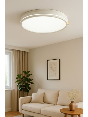 Modern 42 cm Büyük Tasarım Plafonyer, 3 Renk Seçeneği, Şık ve Zarif Aydınlatma.