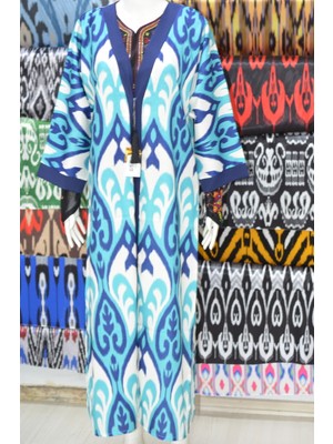 Ikat Desenli Kaftan