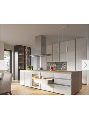 Beyaz 60 cm Metal Üçlü Sarkıt Avize, LED Ampullü, Şık ve Modern Tasarım