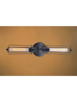 Rustik Siyah Tavan ve Duvar Aplik, Şık ve Modern Dekorasyon Unsuru