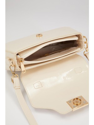 Levidor 930214 Çanta Krem Kadın Omuz Çantası