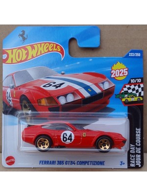 Hot Wheels Ferrari 365 Gtb4 Competizione Diecast Model Araba (1:64 Ölçek)