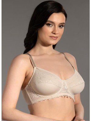 Iç Giyim New Bra Balenli Desteksiz Dantelli C-D Cup Size Süngerli Sütyen