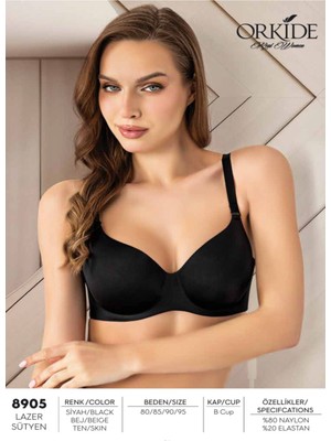 Iç Giyim Orkide Yeni Nesil Lazer Kesim Sütyen (Yıkama Topu Hediyeli)