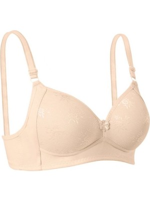 Iç Giyim Ebru Lüx Toparlayıcı Silikonlu Telsiz, Lez Dantel Sütyen (Sütyen Yıkama Topu Hediyeli )