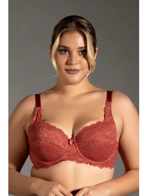 Iç Giyim New Bra Balenli Dantelli Toparlayıcı Içi Boş Sütyen