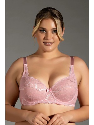 Iç Giyim New Bra Balenli Dantel Işlemeli Desteksiz Sütyen C-D Cup Size