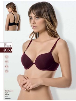 Iç Giyim Godewo Çift Destekli (Duble Push-Up) 2 Beden Büyük Gösteren Sütyen