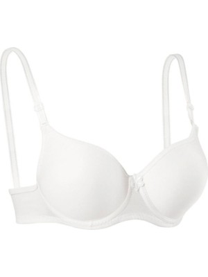 Iç Giyim Ebru Lüx Silikonlu Desteksiz Balenli Düz Sütyen (Sütyen Yıkama Topu Hediyeli )