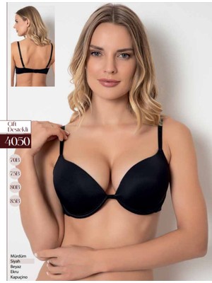 Iç Giyim Godewo Çift Destekli (Duble Push-Up) 2 Beden Büyük Gösteren Sütyen