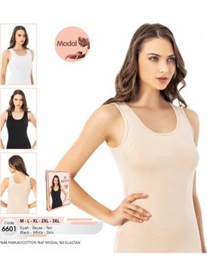 Iç Giyim Kota Modal Kumaş Kalın Askılı Atlet