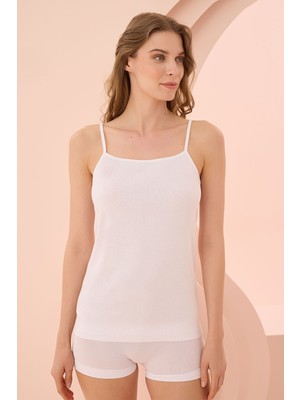 Iç Giyim (3 Adet) Nbb Likralı Düz Ince Askılı Atlet