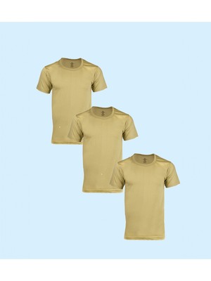 Ceylanoğlu %100 Pamuk Süprem Asker Erkek Fanila 3'lü Eko Paket 004