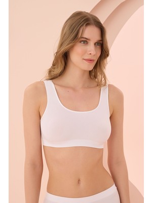 Iç Giyim (3 Adet) Nbb Kalın Askılı Seamless Pedsiz Dikişsiz Büstiyer Atlet