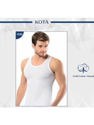 Iç Giyim Kota (6 Adet) %100 Pamuk Erkek Atlet