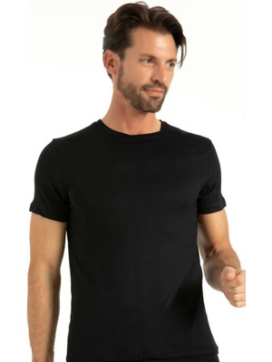 Iç Giyim Bambu Kumaş 0 Yaka Erkek Atlet (3 Adet)