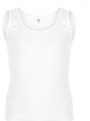 Iç Giyim Erdem %100 Pamuk Çocuk Ribana Atlet (3 Adet)